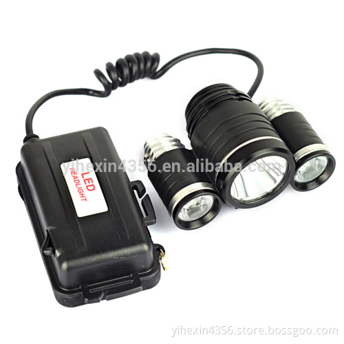 Bourit 3*CREE T6 LED 6000lm High Power Rechargeable Cree Led Headlamp/Bicycle Light+Charger